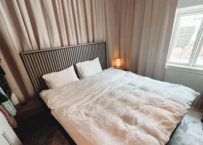Toppleilighet I Sentrum Av Oystese شقة *